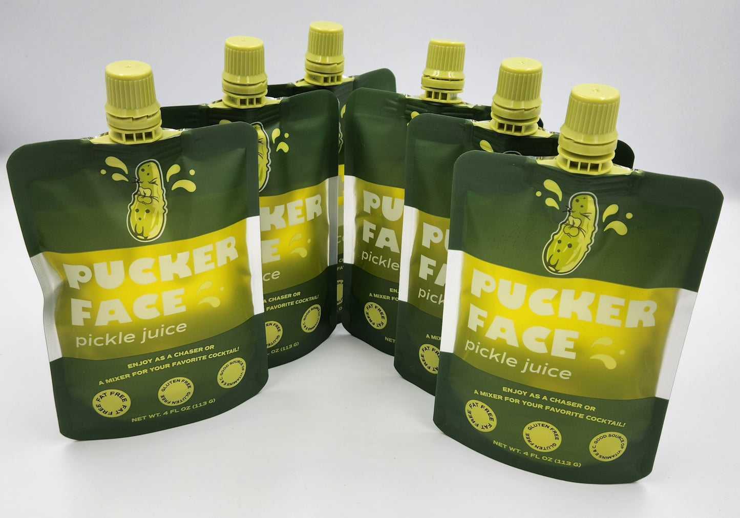 PUCKERFACE 4 OZ 6 PACK - PUCKERFACE PICKLE JUICE