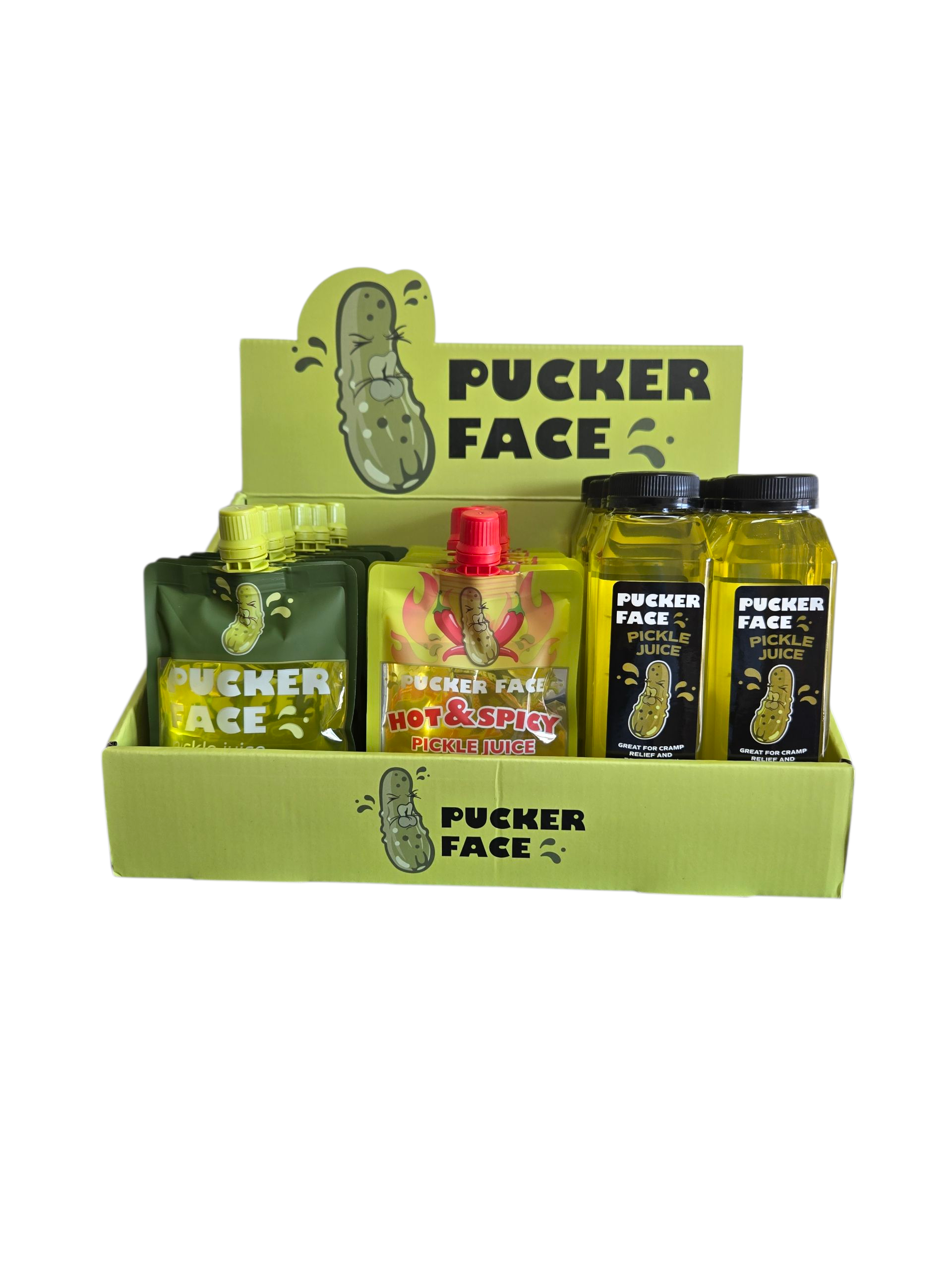 Pucker Face Starter Pack – PUCKER FACE PICKLE JUICE